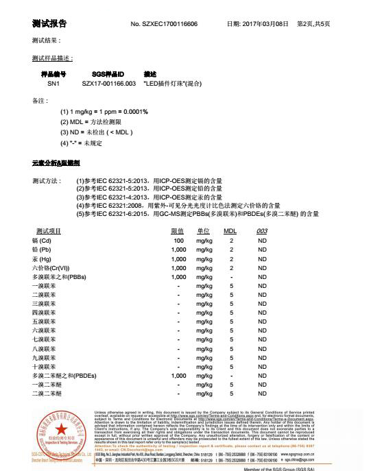 led燈珠插件檢測報告-(7)